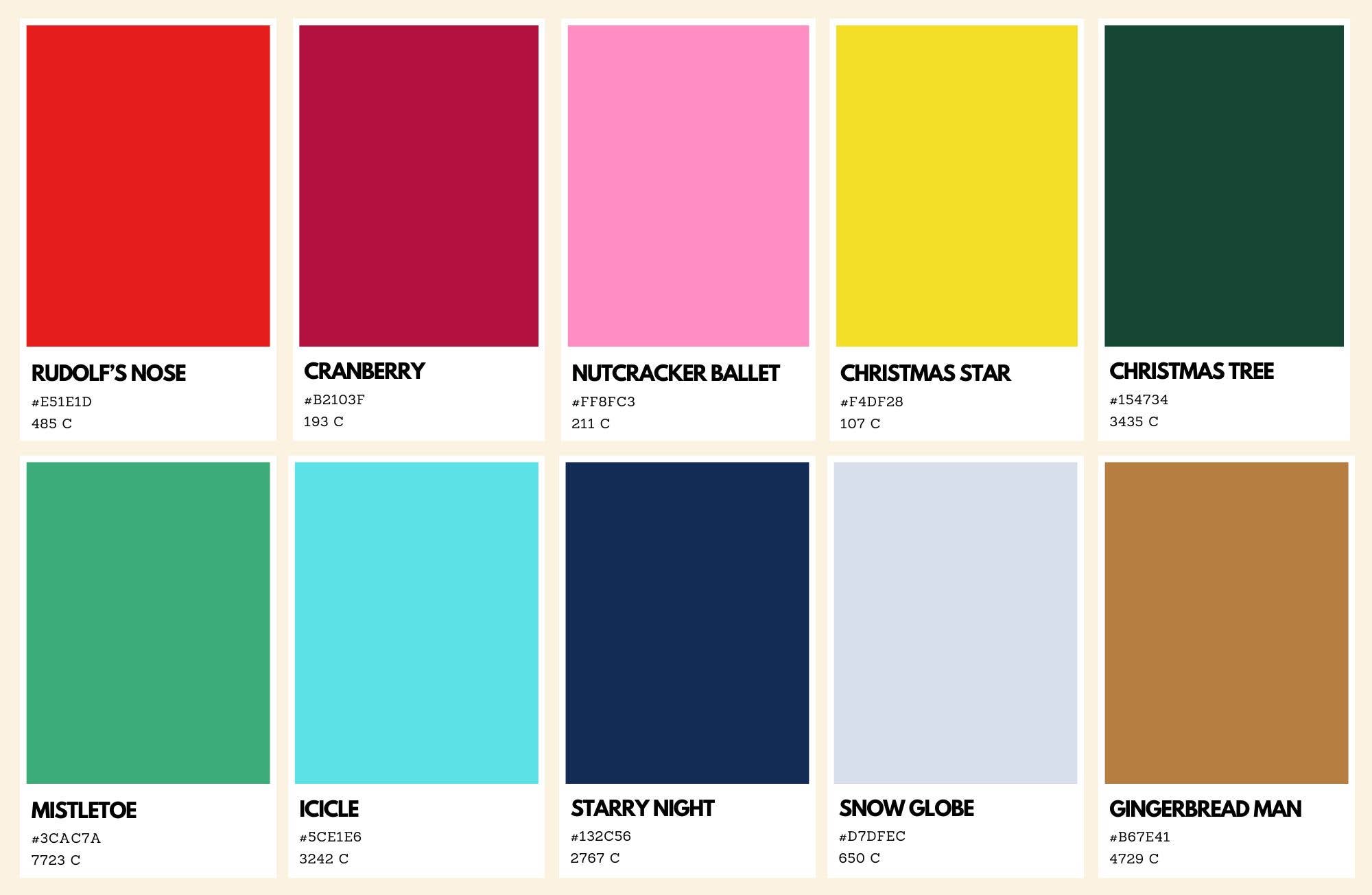 TAYLOR GRAY - 11x17 BRIGHT CHRISTMAS insert set of 10