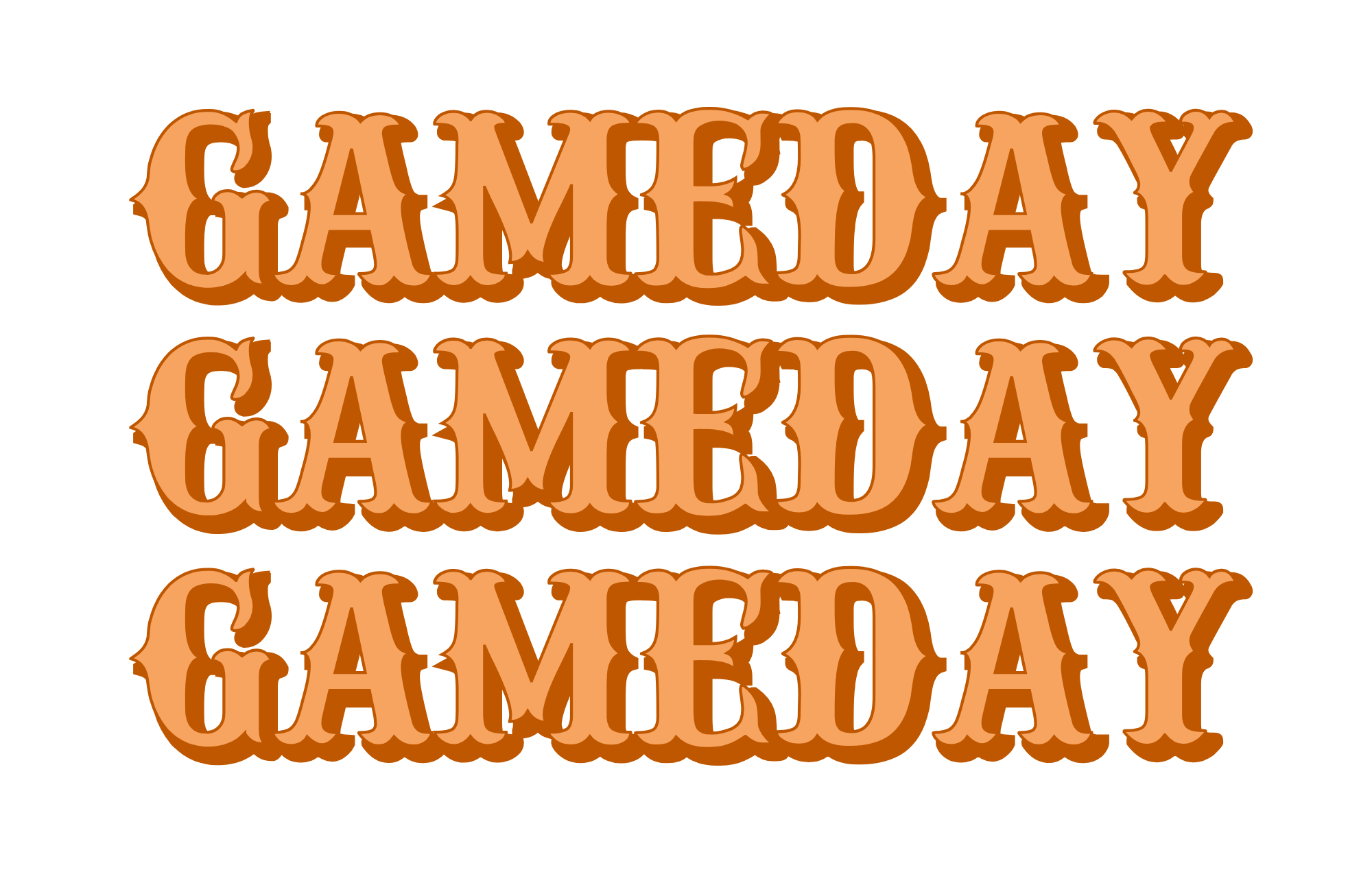 TAYLOR GRAY - 11x17 GAMEDAY AUSTIN insert set of 10