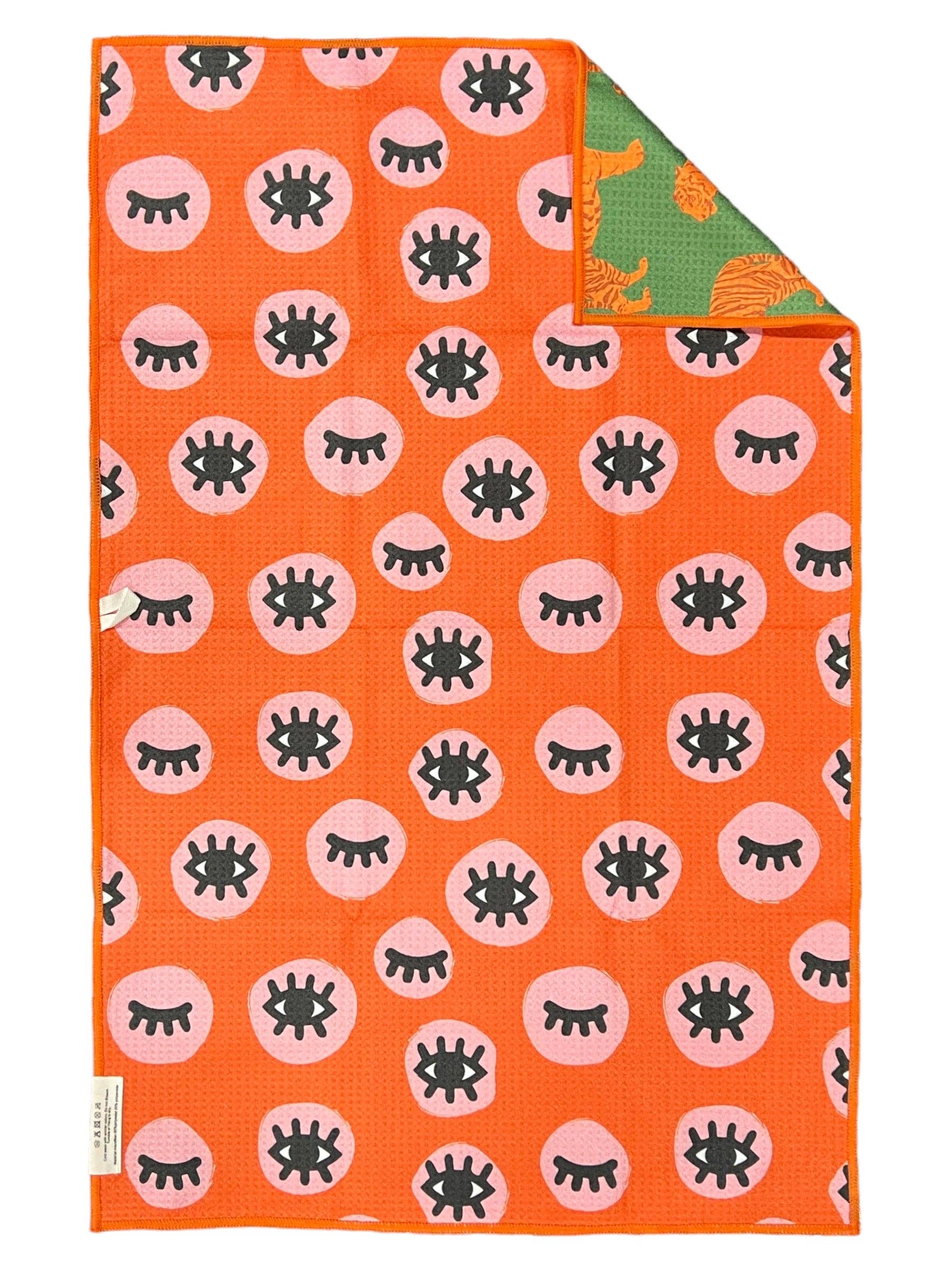 Crae.Home - Eye of the Tiger: Reversible Hand Towel