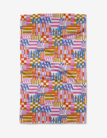 Geometry - Playful Stripes Tea Towel