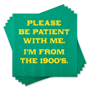 Chris’s Stuff Inc. - Funny Cocktail Napkins - Please be patient