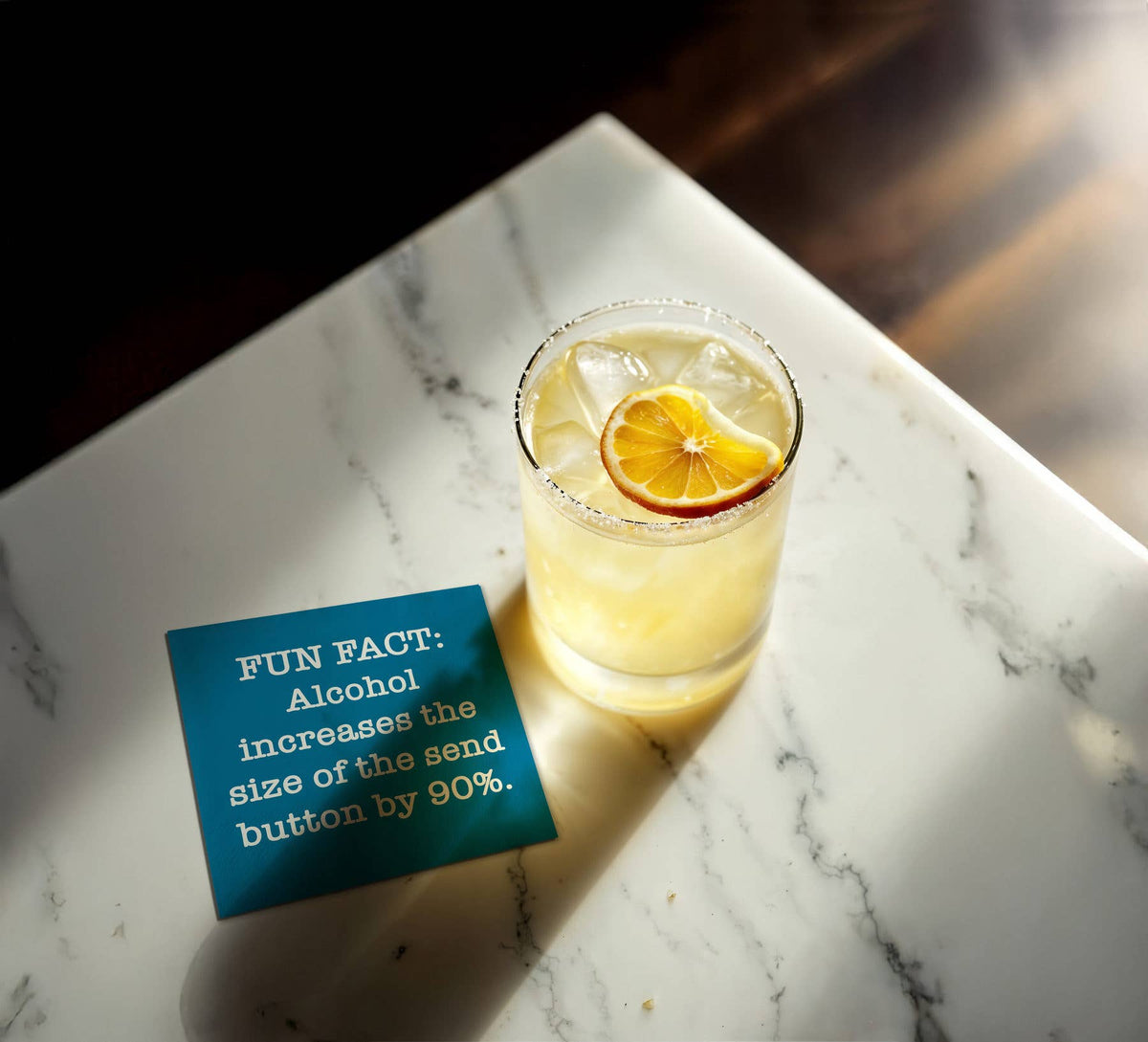 Chris’s Stuff Inc. -  Funny Cocktail Napkins - Fun fact Alcohol