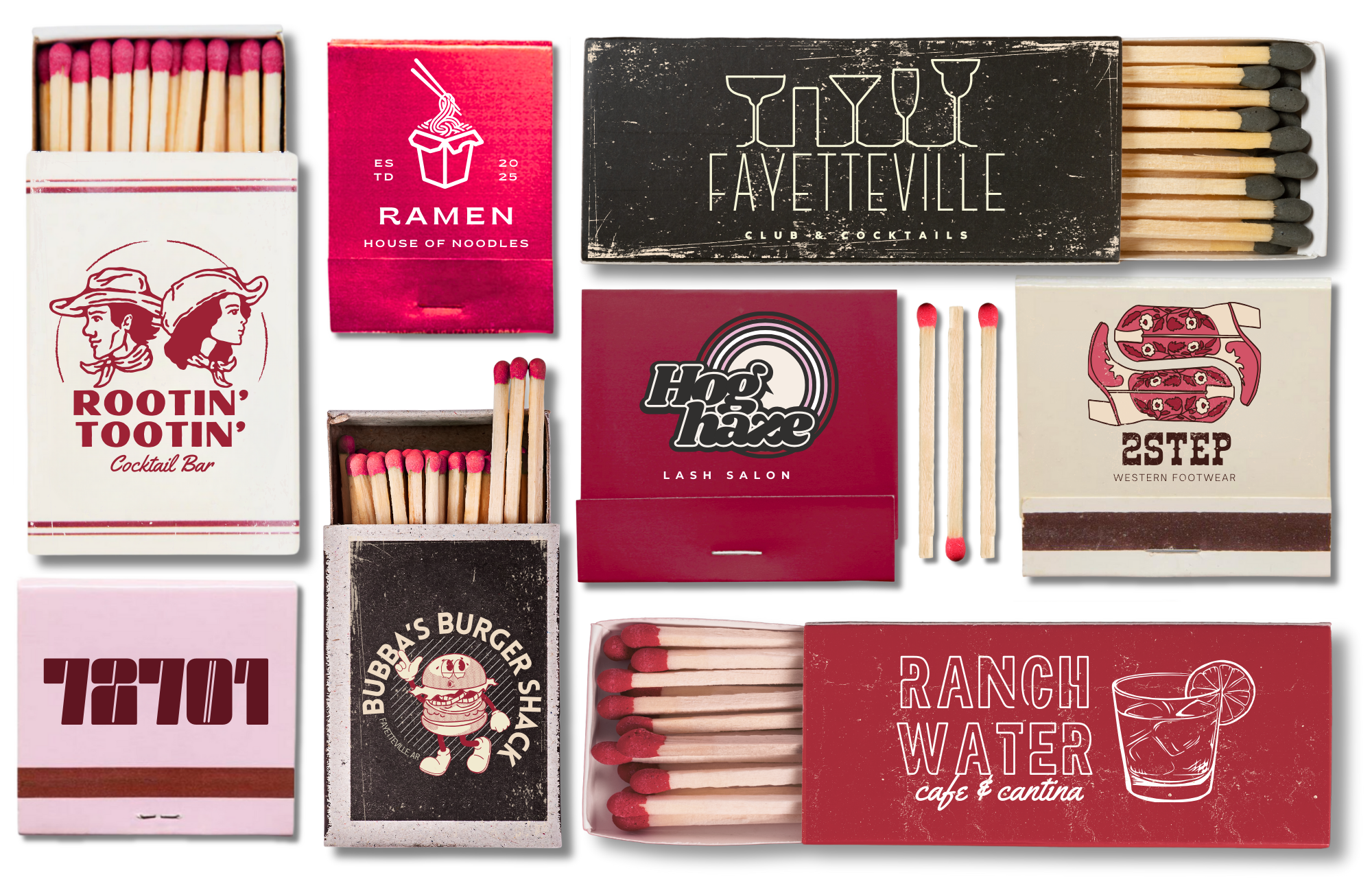 TAYLOR GRAY - 11x17 GAMEDAY FAYETTEVILLE insert set of 10