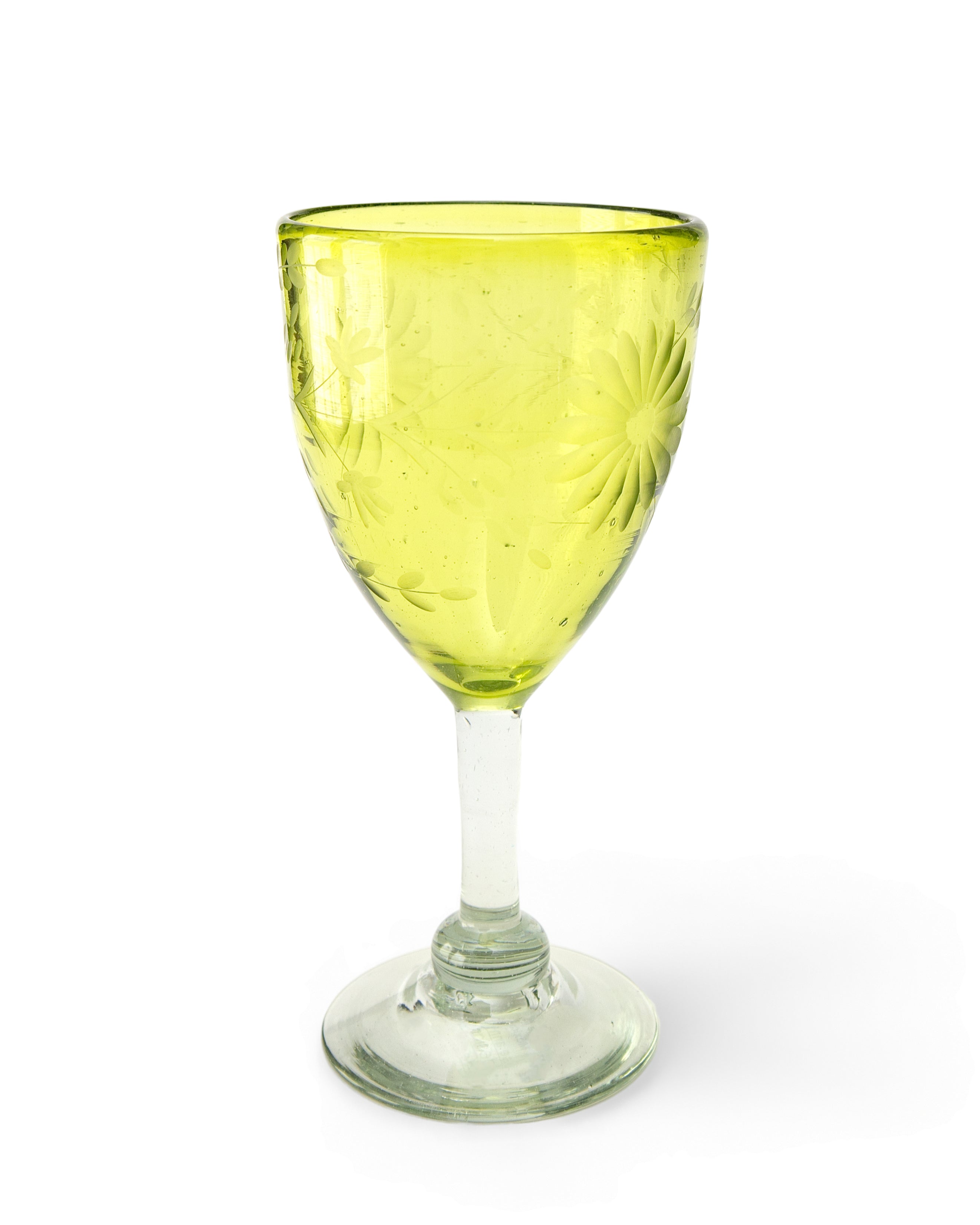 Rose Ann Hall Wine Glass-Crystal