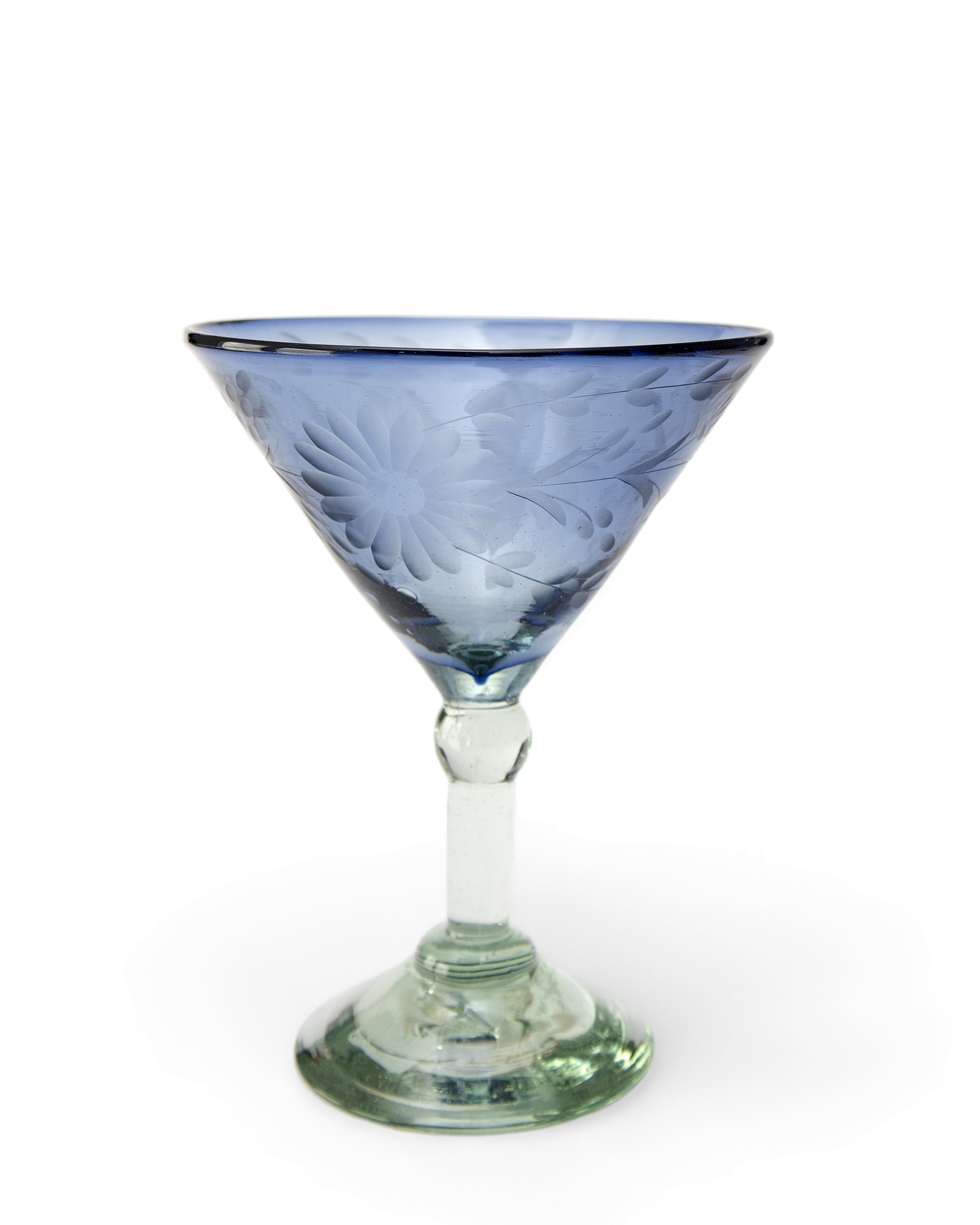 Rose Ann Hall Martini Glass-Crystal