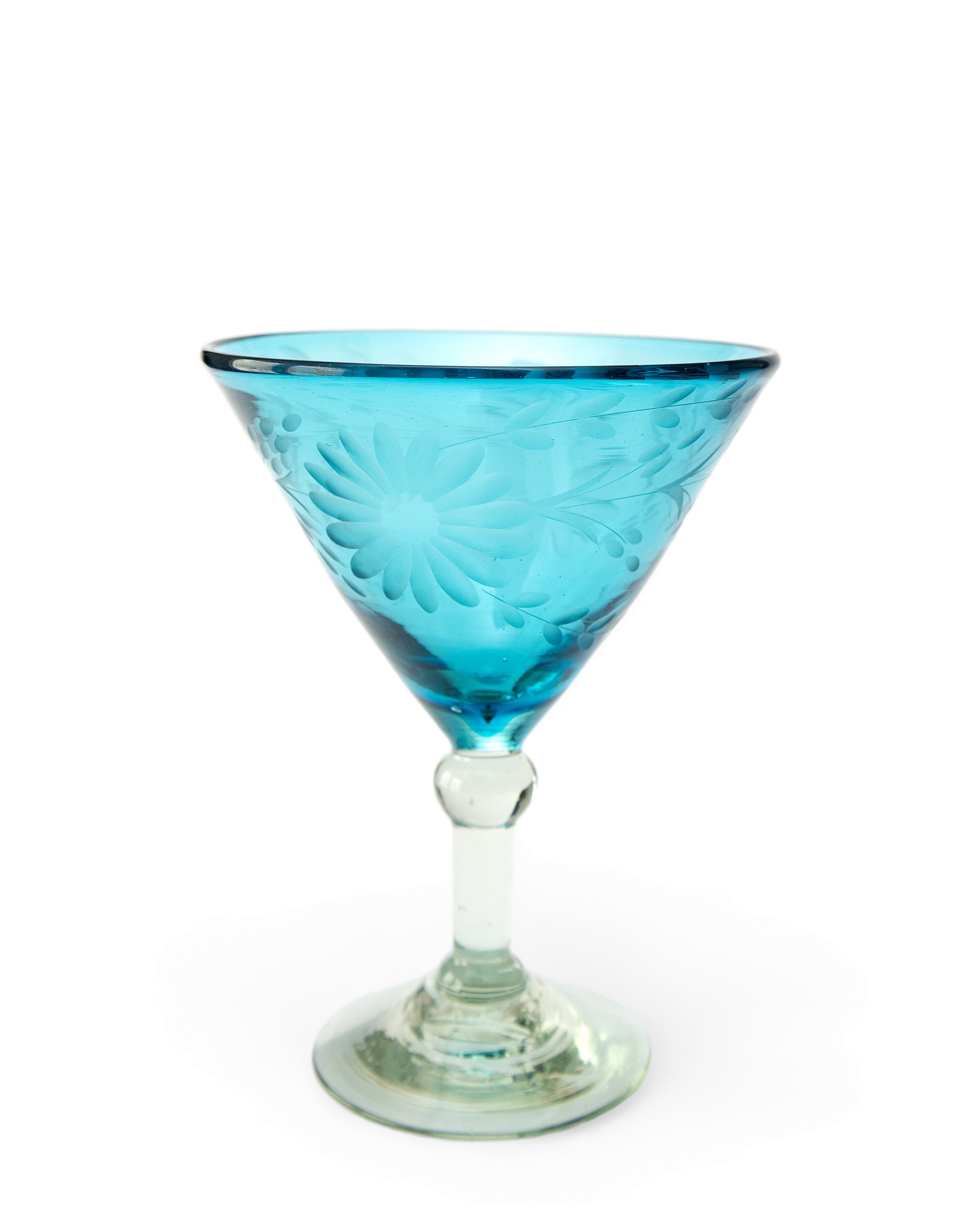 Rose Ann Hall Martini Glass-Crystal