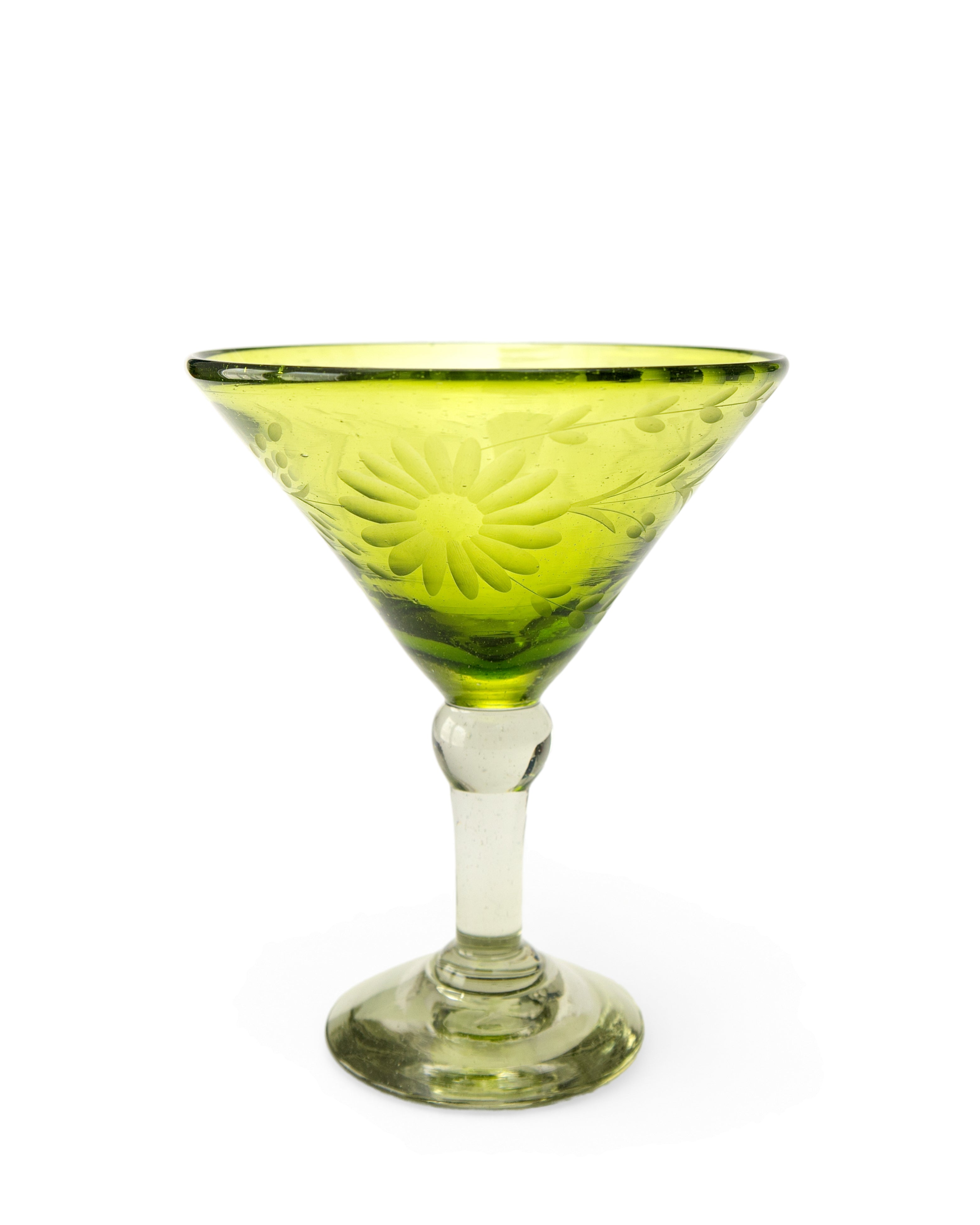 Rose Ann Hall Martini Glass-Crystal
