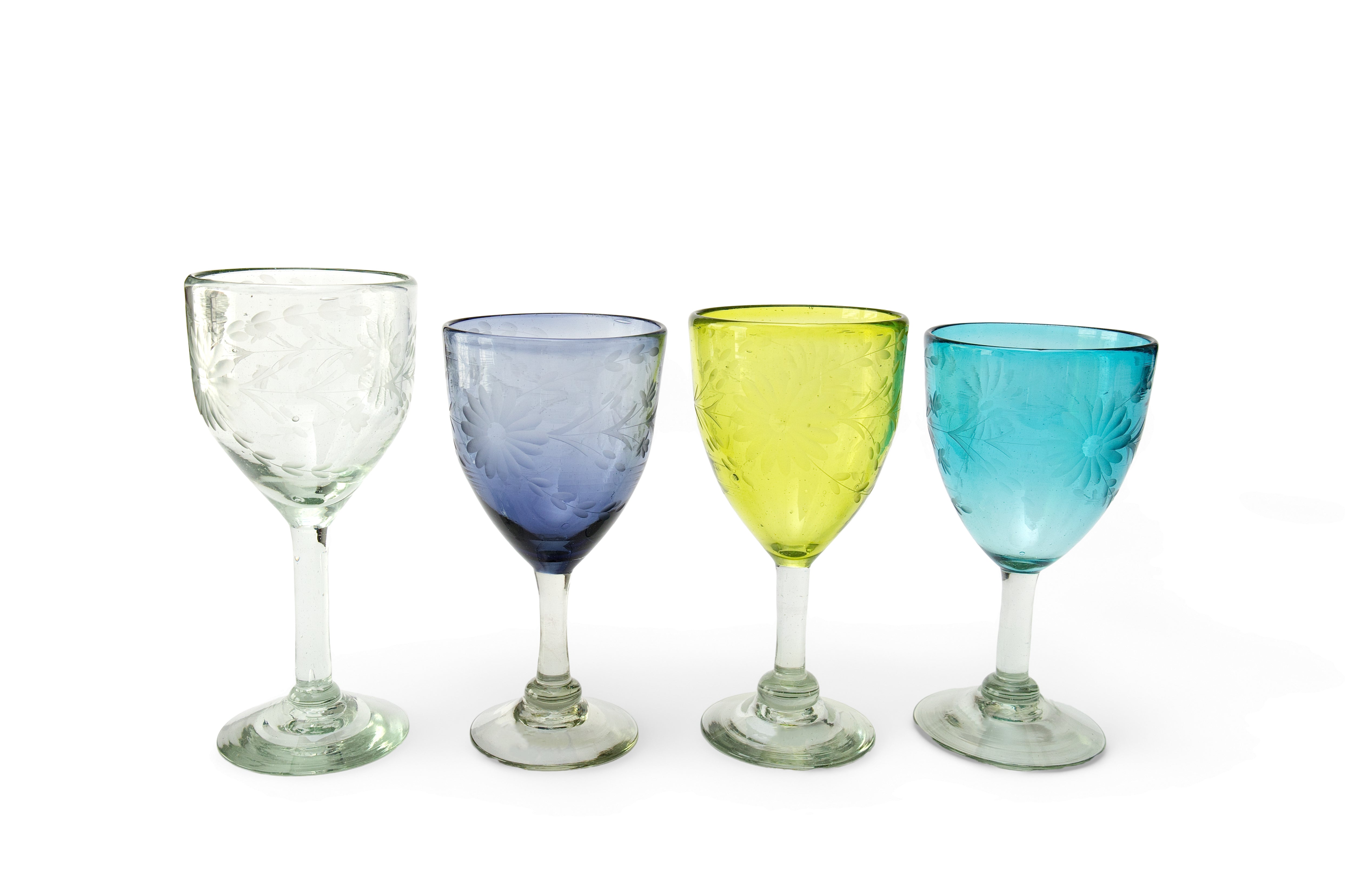 Rose Ann Hall Wine Glass-Crystal