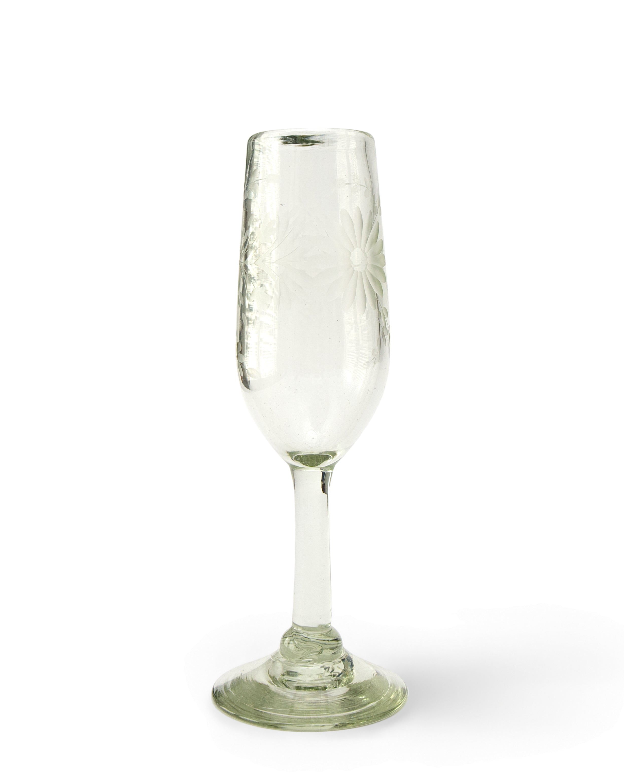 Rose Ann Hall Stemmed Champagne Flute-Crystal