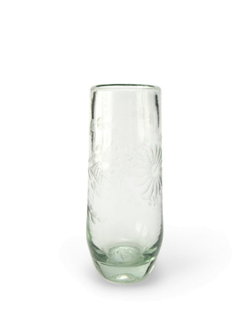 Rose Ann Hall Stemless Champagne Flute-Crystal