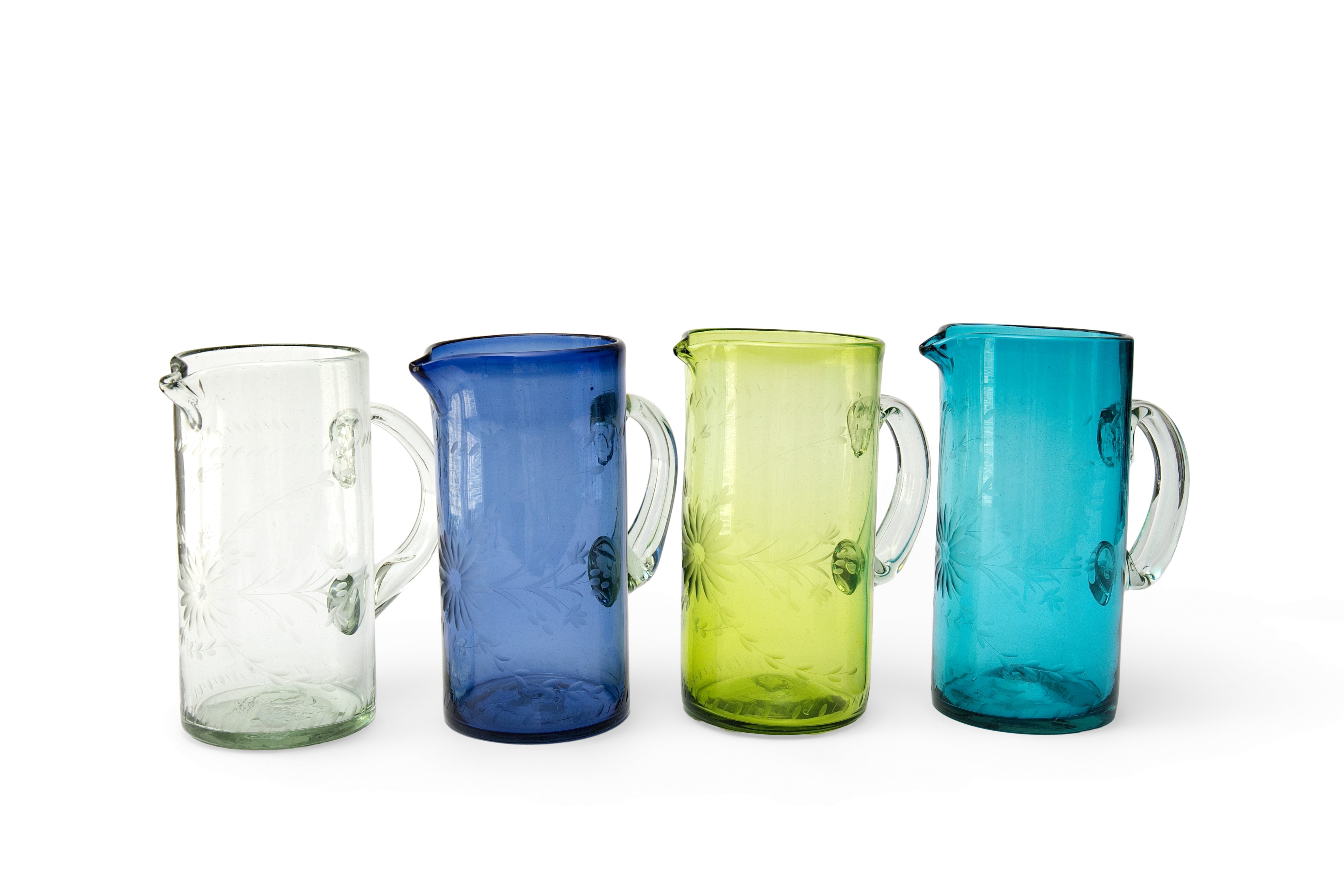 Rose Ann Hall Wide Cylinder Pitcher-Crystal
