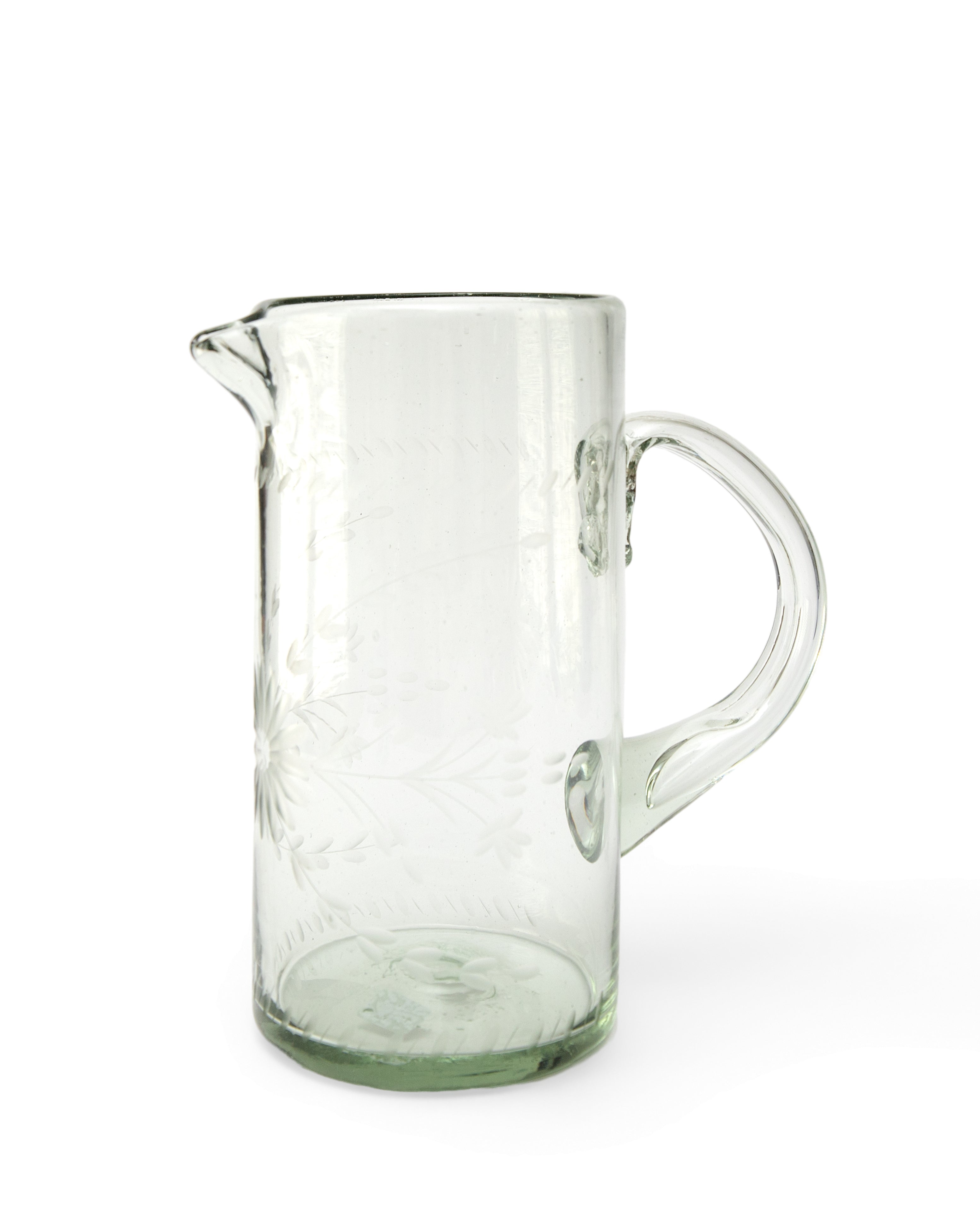 Rose Ann Hall Wide Cylinder Pitcher-Crystal