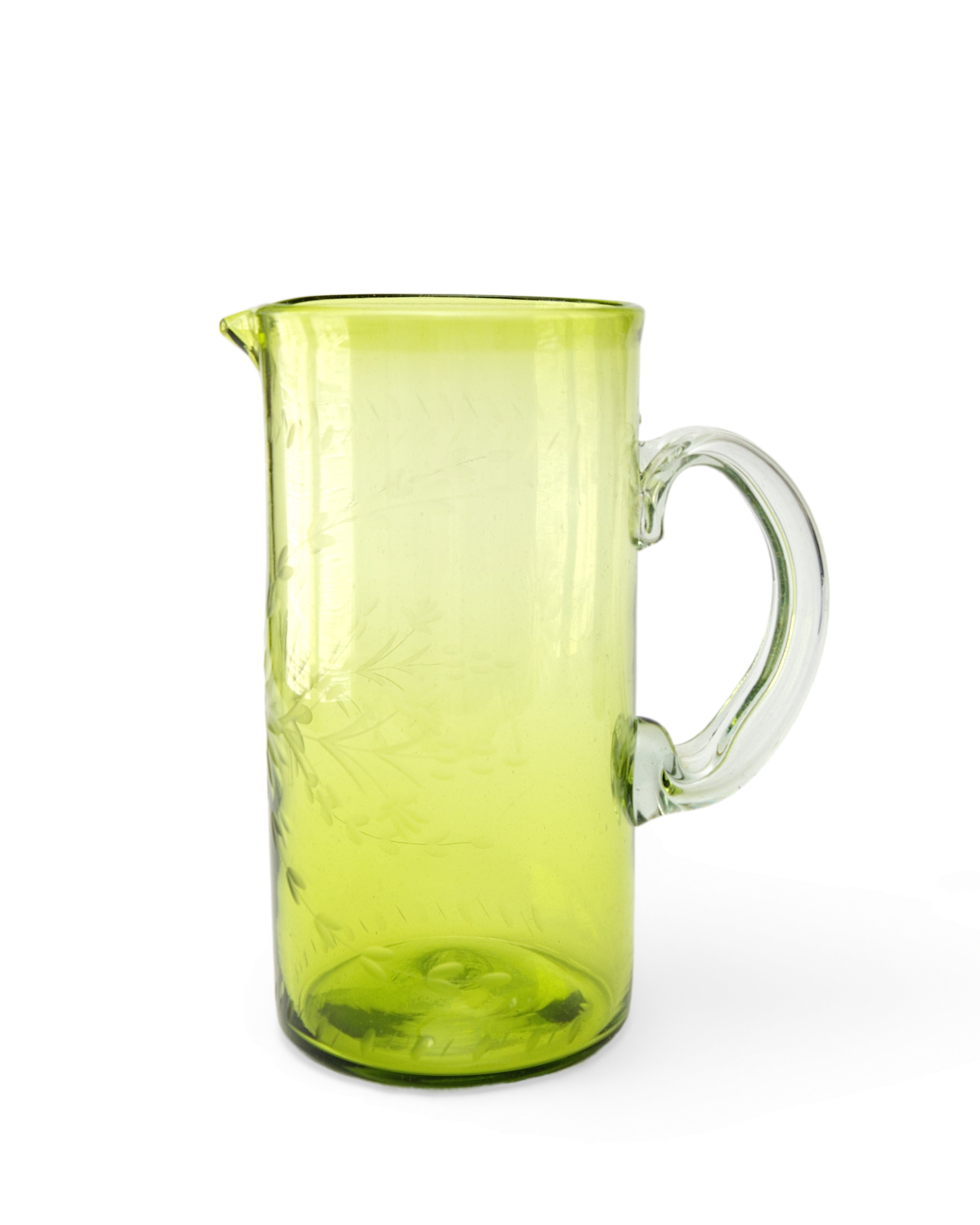 Rose Ann Hall Wide Cylinder Pitcher-Crystal