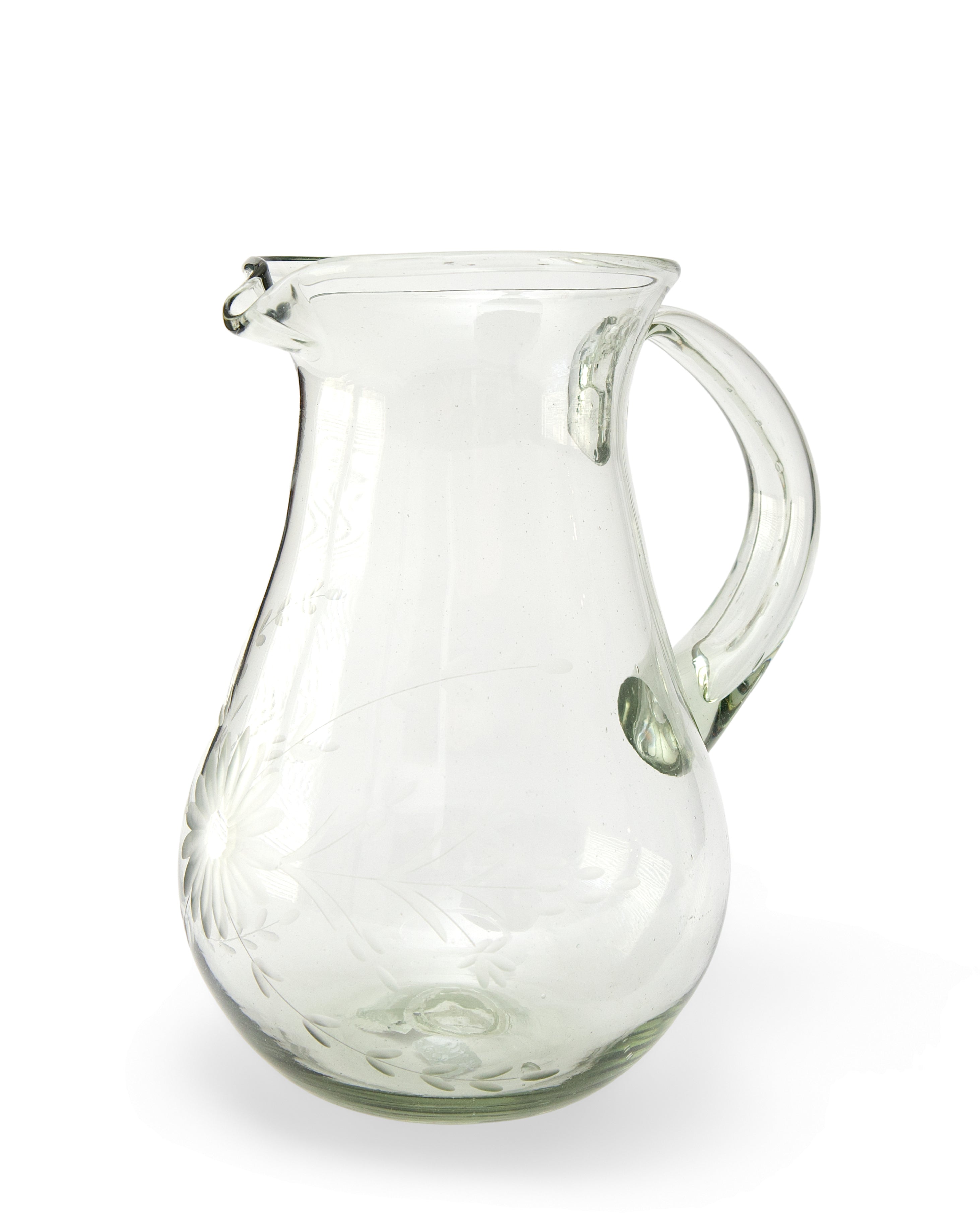 Rose Ann Hall Pear Pitcher-Crystal