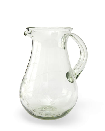 Rose Ann Hall Pear Pitcher-Crystal
