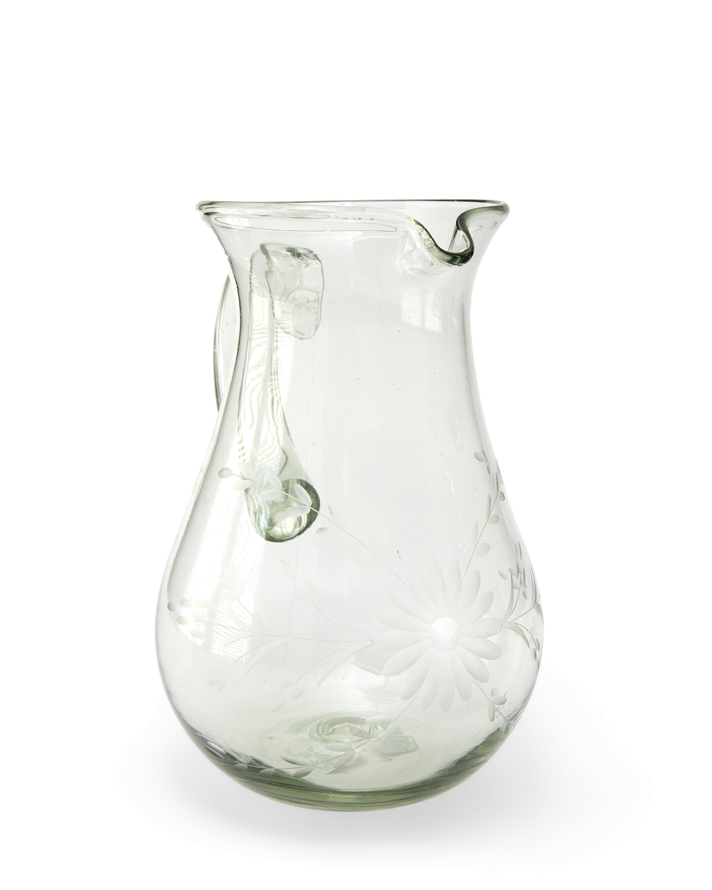 Rose Ann Hall Pear Pitcher-Crystal