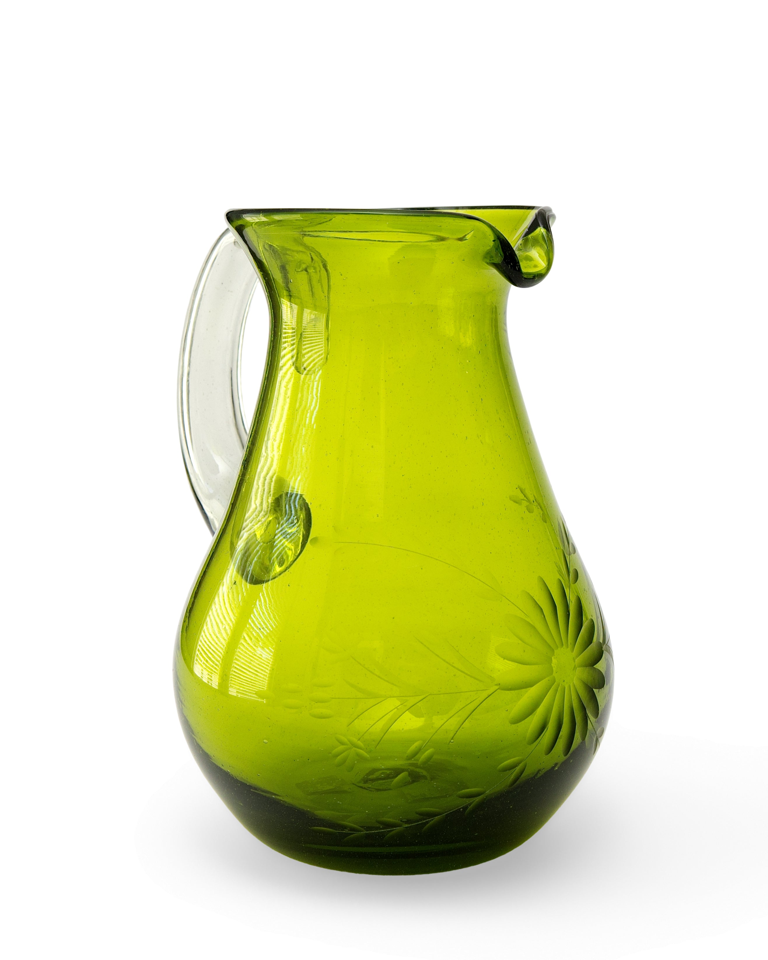 Rose Ann Hall Pear Pitcher-Crystal