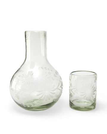 Rose Ann Hall Bureau w/Glass (Small)-Crystal