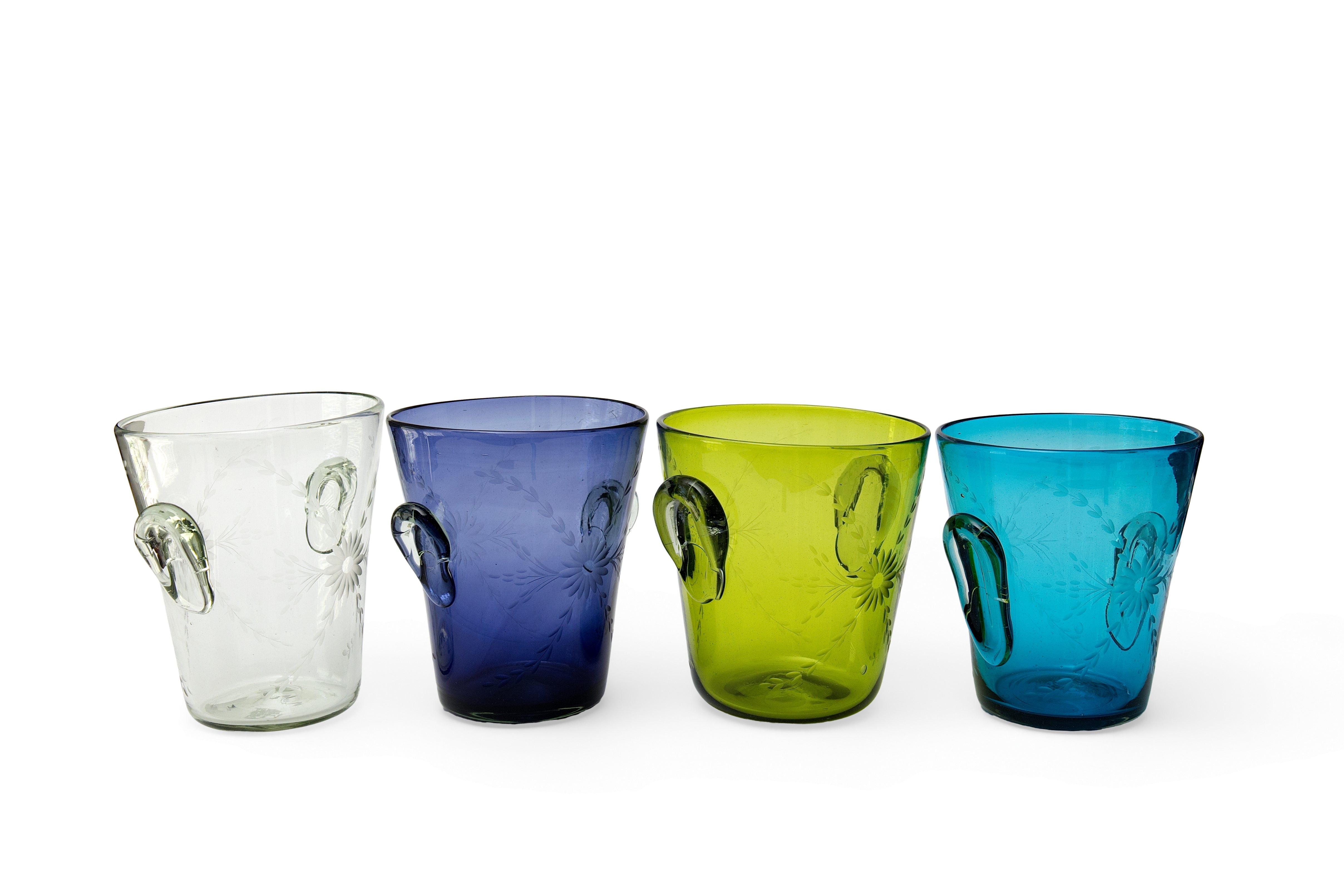 Rose Ann Hall Optical Ice Bucket-Crystal