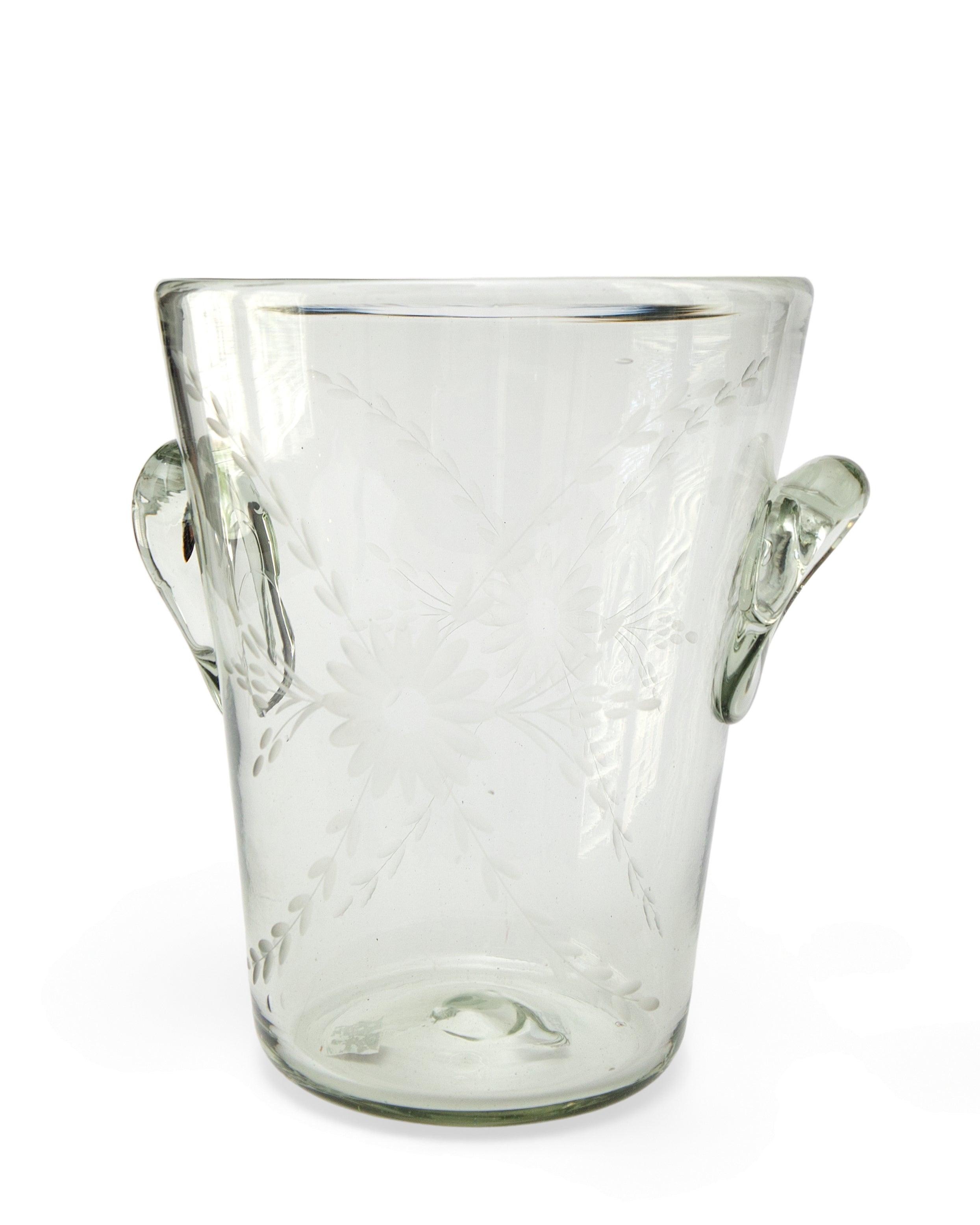 Rose Ann Hall Optical Ice Bucket-Crystal