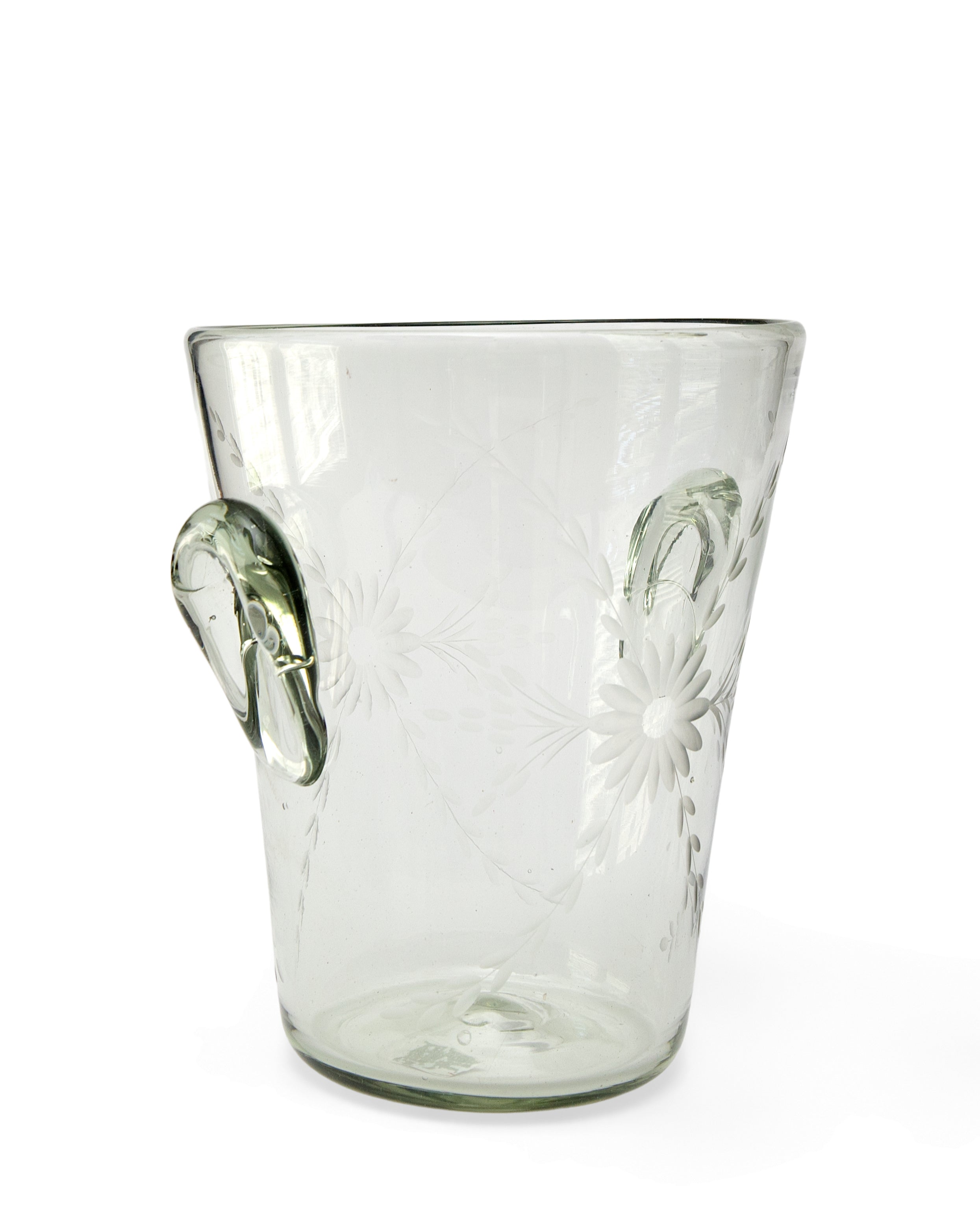 Rose Ann Hall Optical Ice Bucket-Crystal