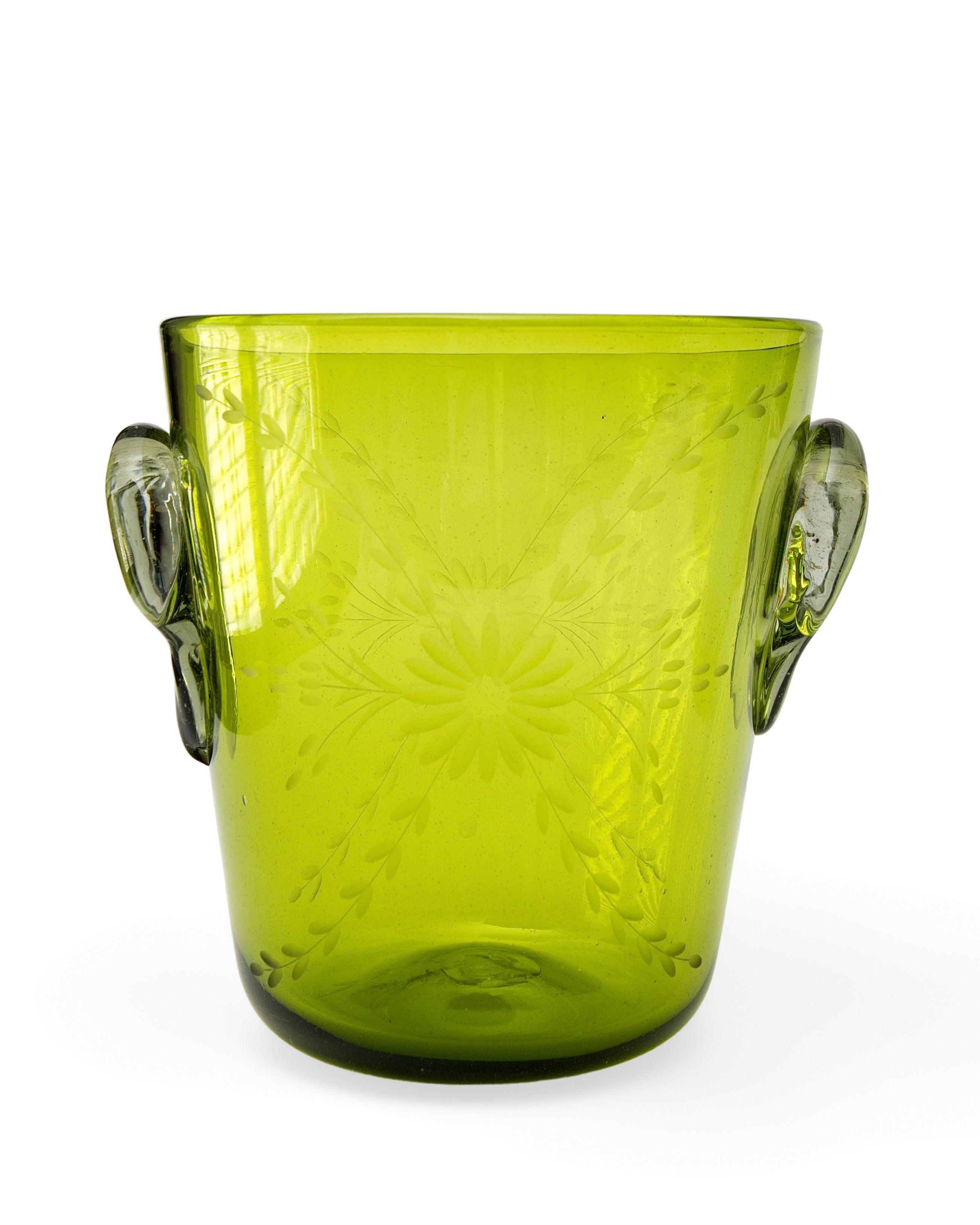 Rose Ann Hall Optical Ice Bucket-Crystal