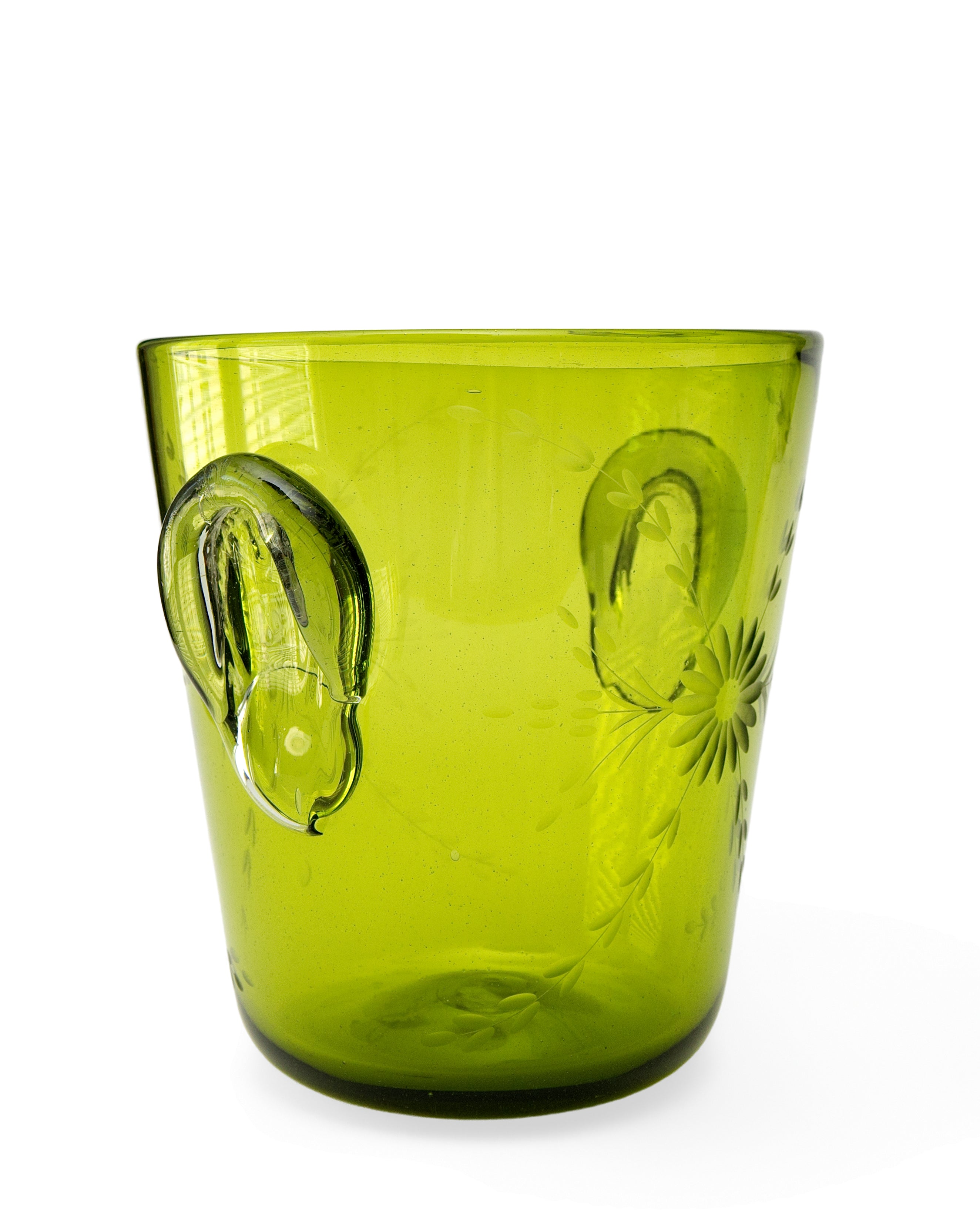 Rose Ann Hall Optical Ice Bucket-Crystal