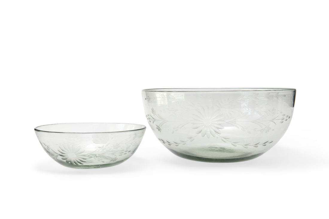 Rose Ann Hall Large Salad/Serving Bowl-Crystal