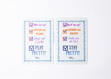Luxie Living "Play Pretty" Shuffle Cards