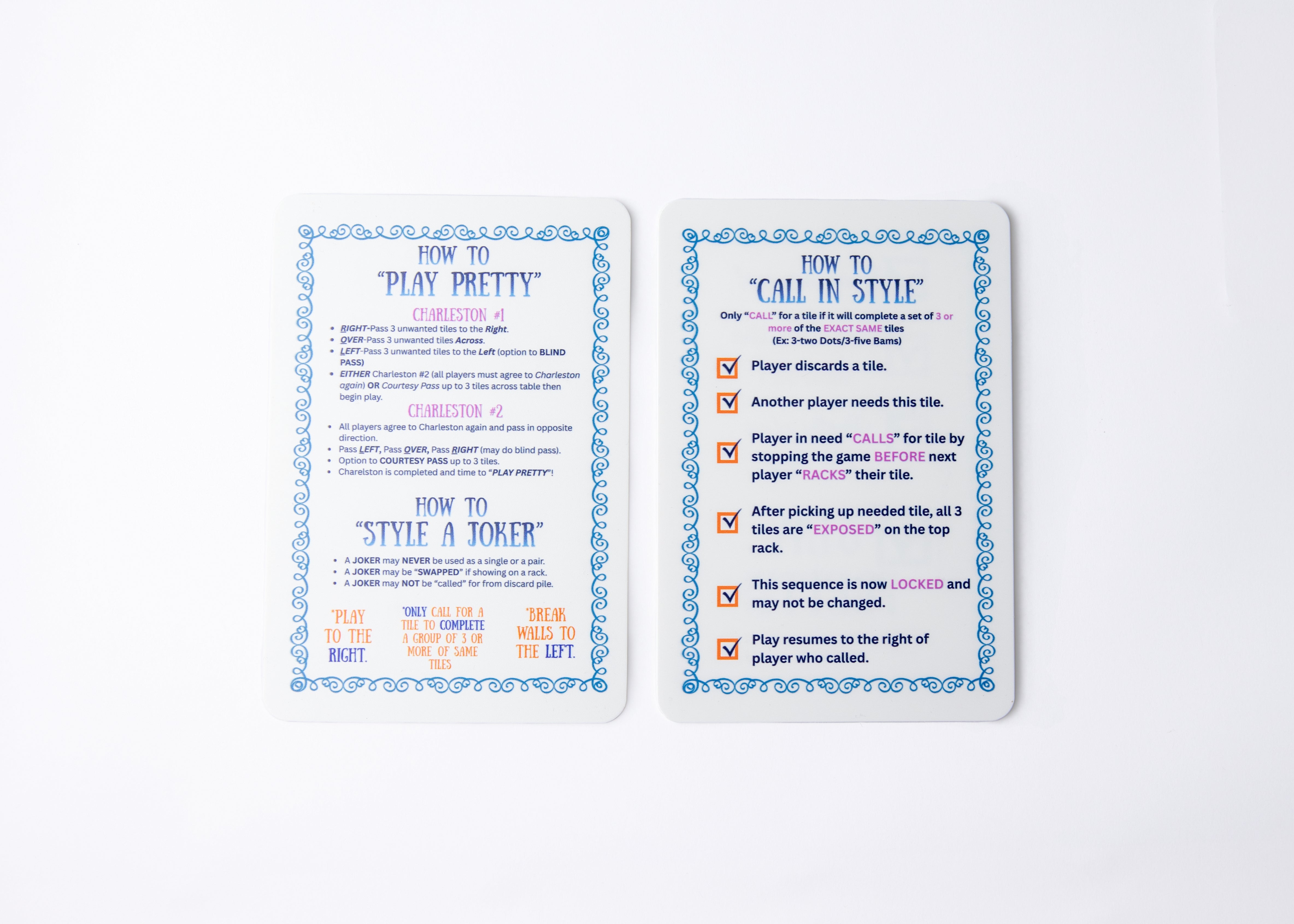 Luxie Living "Play Pretty" Shuffle Cards