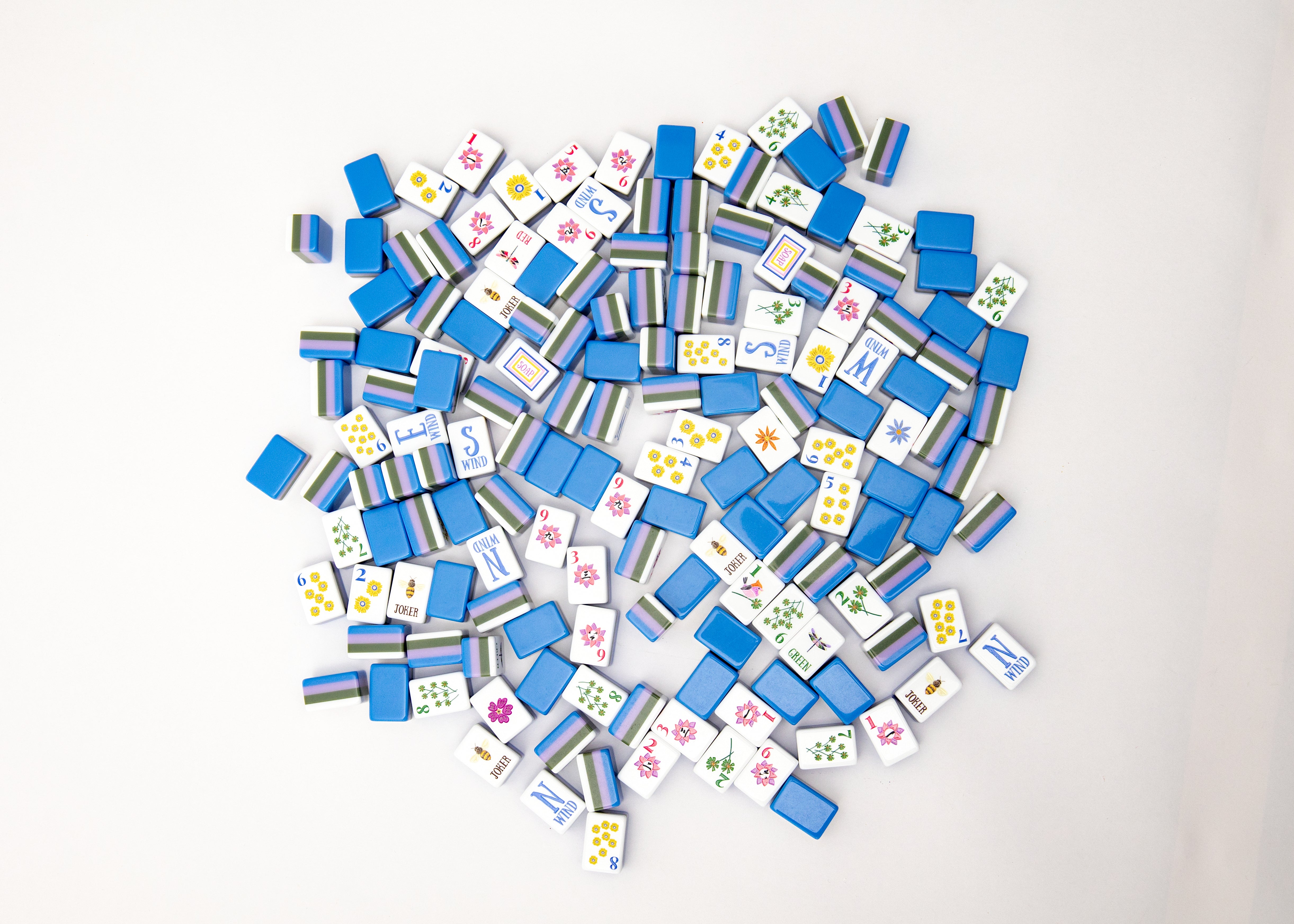 Luxie Living "Ranch in Bloom" Mahjong Tiles