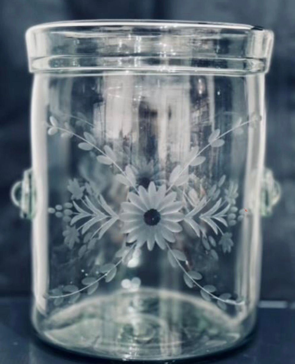 Rose Ann Hall Straight Ice Bucket-Crystal