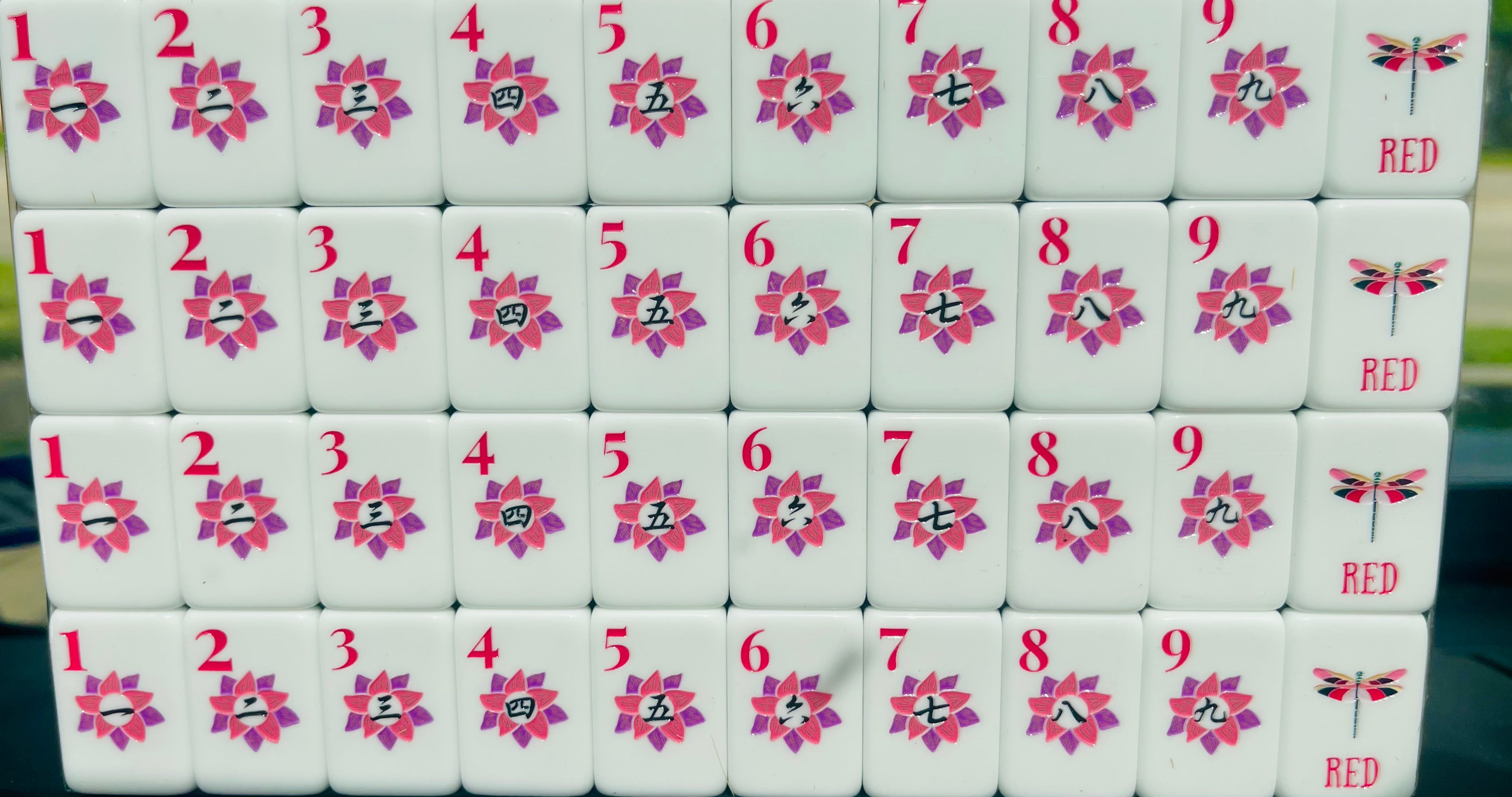 Luxie Living "Ranch in Bloom" Mahjong Tiles