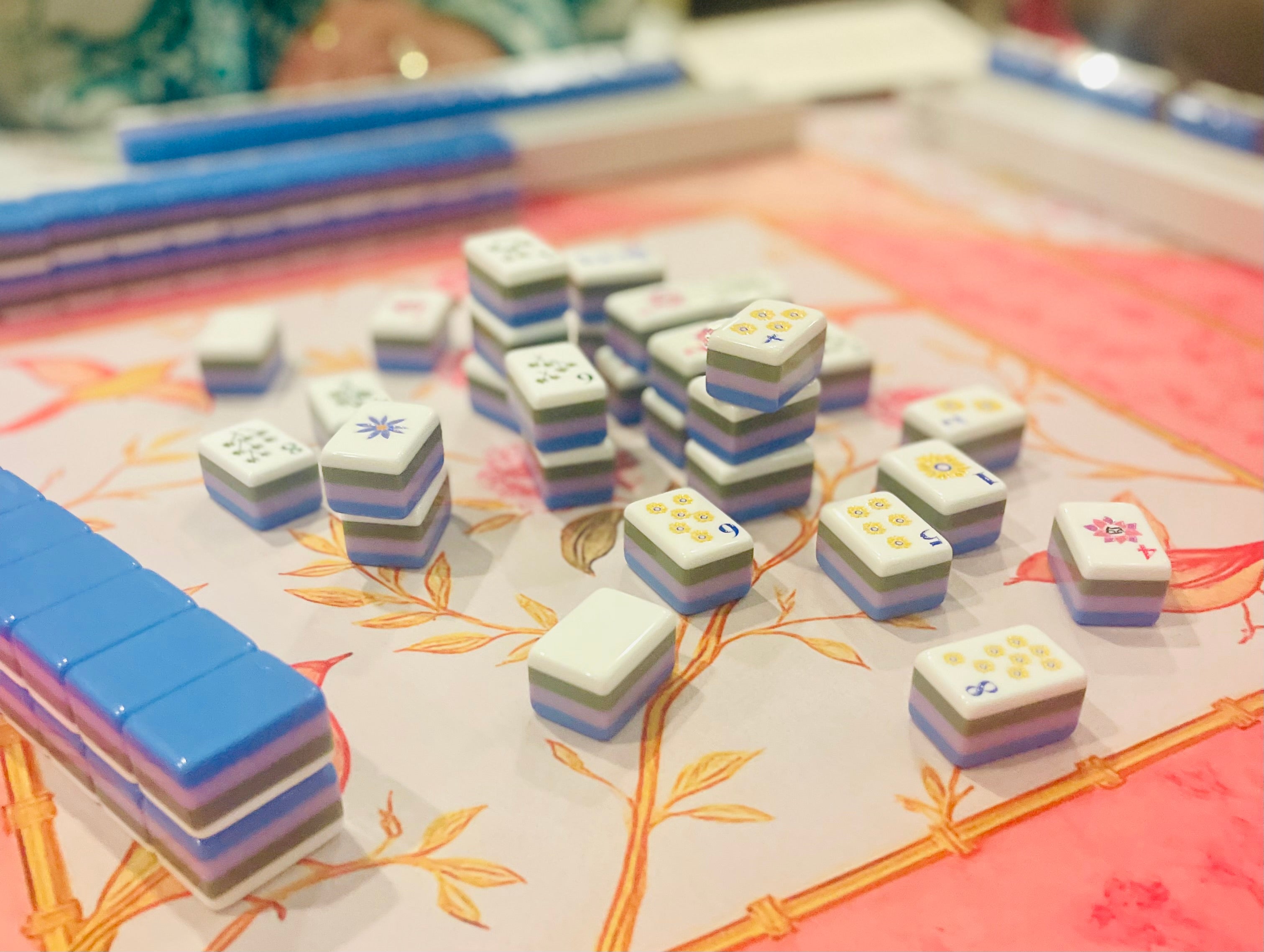 Luxie Living "Ranch in Bloom" Mahjong Tiles