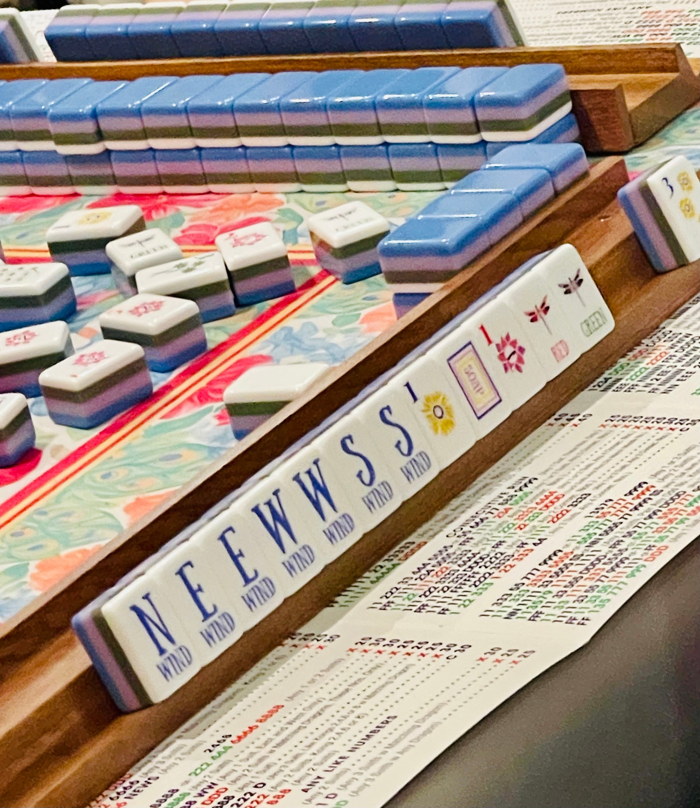 Luxie Living "Ranch in Bloom" Mahjong Tiles