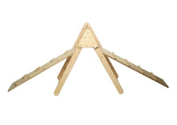 Foldable Climbing Triangle with 2 Ramps | Pikler Triangle for Kids