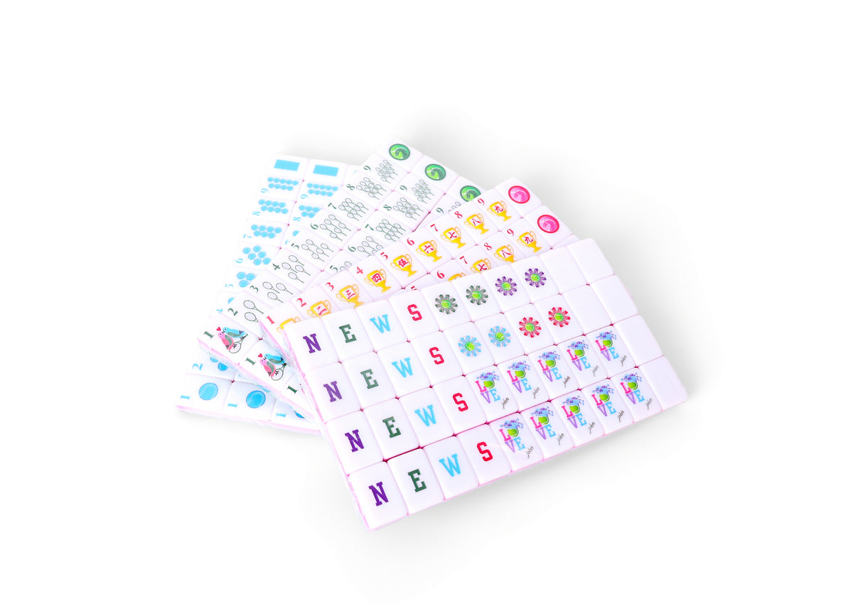 Luxie Living "Love All"- Limited Edition MahjArt Mahjong Tiles