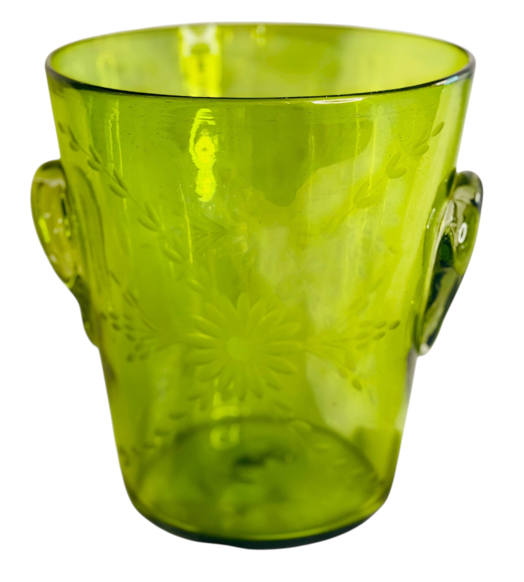 Rose Ann Hall Optical Ice Bucket-Crystal