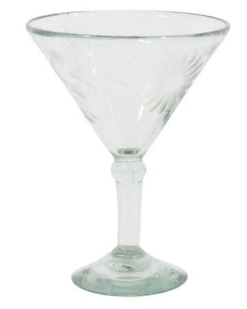 Rose Ann Hall Martini Glass-Crystal