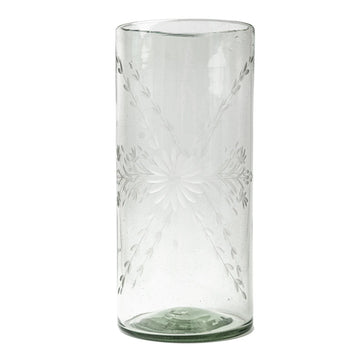 Rose Ann Hall Short Vase-Crystal