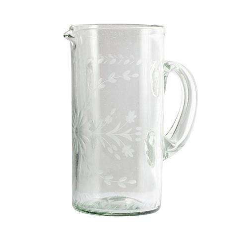 Rose Ann Hall Wide Cylinder Pitcher-Crystal