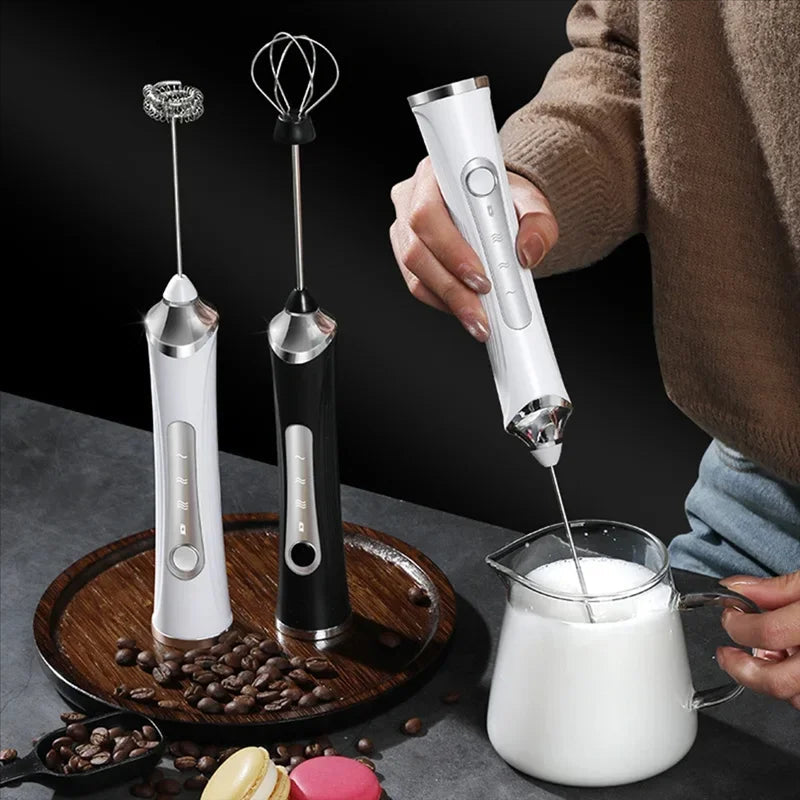 Automatic Rotary Whisk Stirrer Cream Whipper Handheld Small Stirring