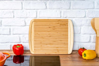 Large Wood Cutting Board for Kitchen 14x11 inch - Bamboo Chopping