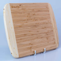 Large Wood Cutting Board for Kitchen 14x11 inch - Bamboo Chopping
