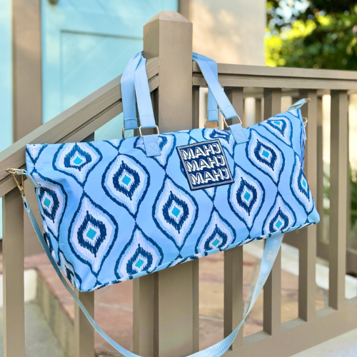 My Fair Mahjong - MAHJONG TOTE BAG  |  Wide with Zipper Closure