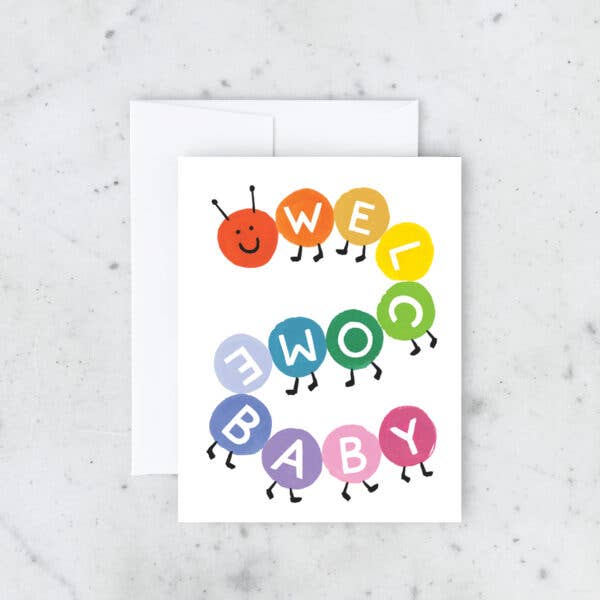 Idlewild Co. - Baby Greeting Card | Caterpillar