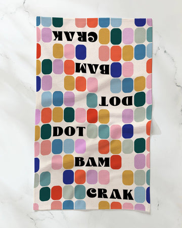 Geometry - Tile Talk Tea Towel