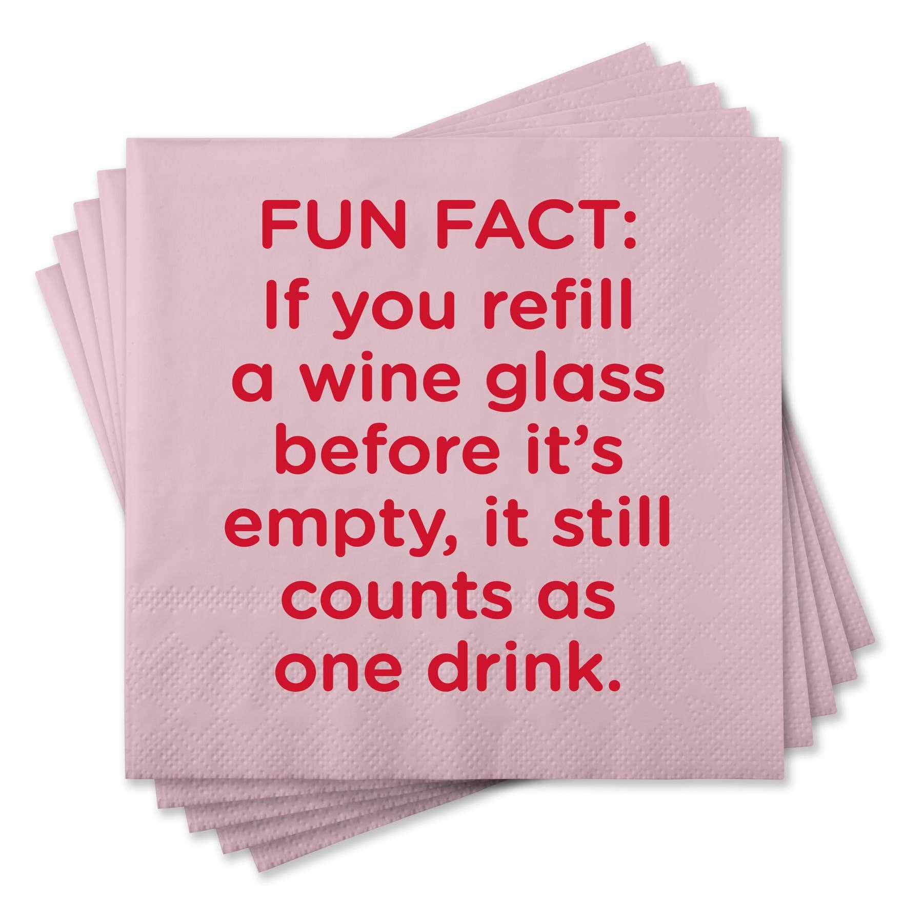 Chris’s Stuff Inc. -  Funny Cocktail Napkins - Fun fact