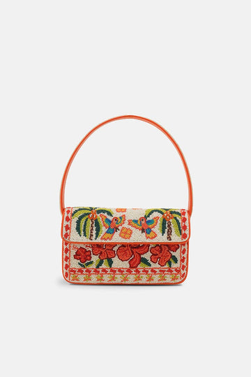 America & Beyond - Rio Rhythm Vibrant Beaded Artisan Shoulder Bag