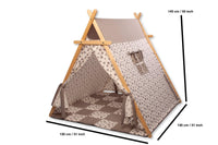 White Stars Play Tent and Play Mat